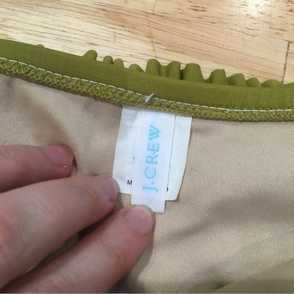J crew large green ruffle bikini bottoms - Picture 5 of 7